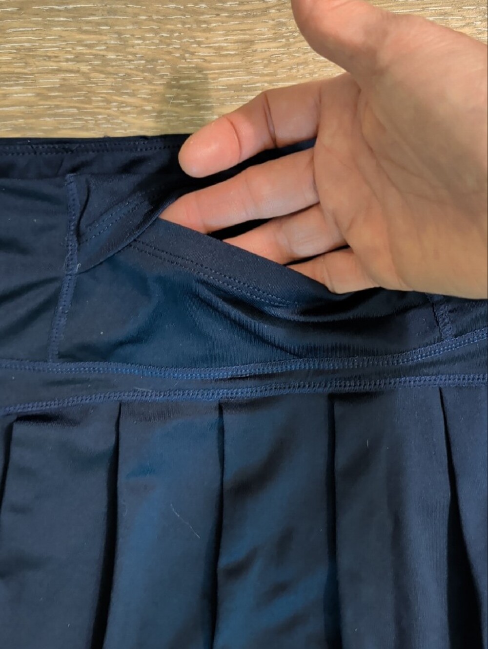 Navy Women's Athletic Skort - Picture 8 of 9